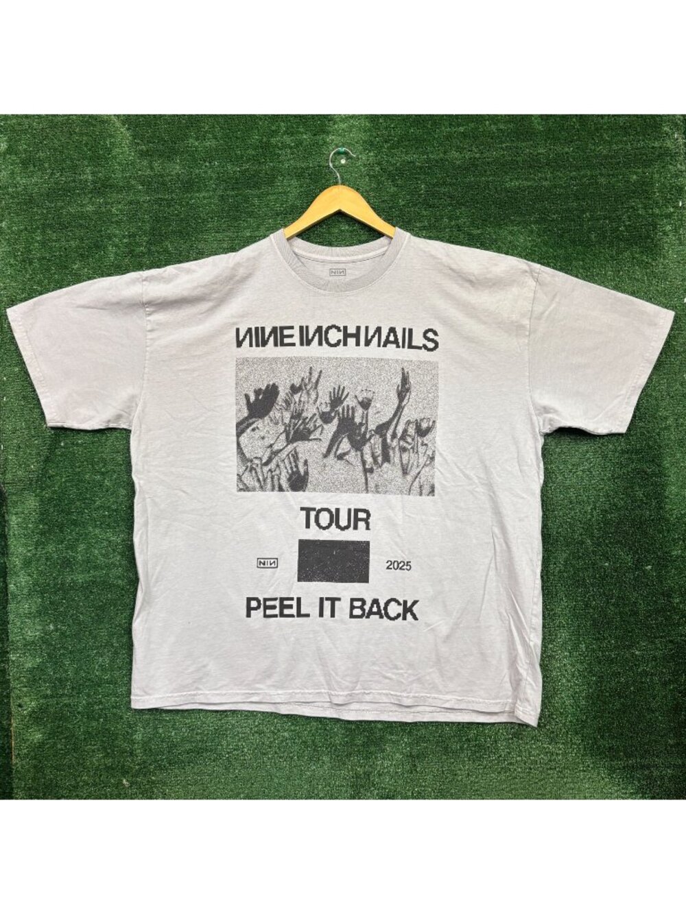 Nine Inch Nails Peel It Back Tour Rock Band T-Shirt Size XXXL